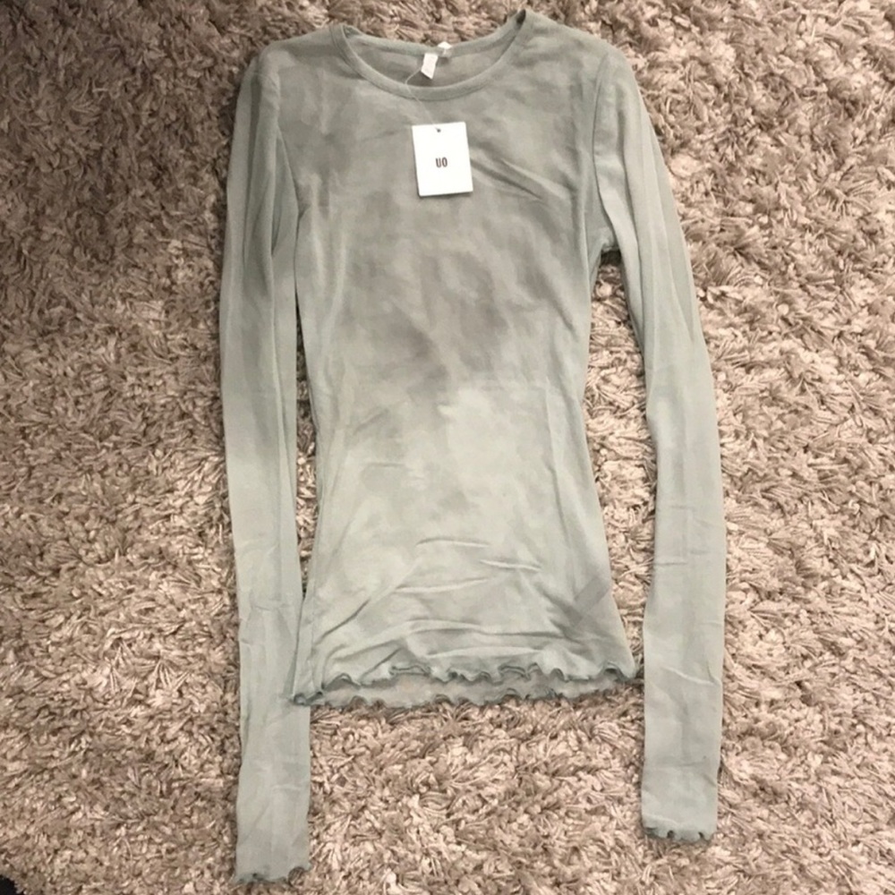 See through long sleeve